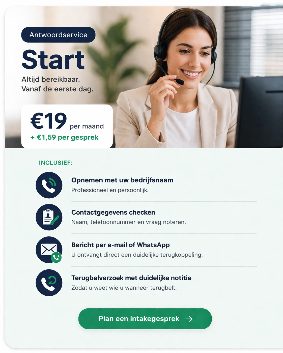 Antwoordservice MKB